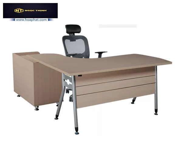 Bàn lãnh đạo khung thép mặt gỗ Melamine HR160C1 - HR160C1Y1